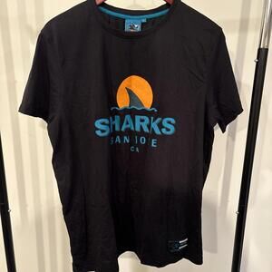 San Jose Sharks Shirt Size Men’s Large NHL Hockey T-Shirt Black